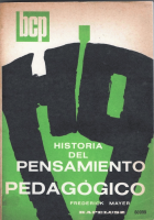 Historia del pensamiento pedagógico